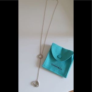 Tiffany 1837 925 Triple Circle Lariat Necklace